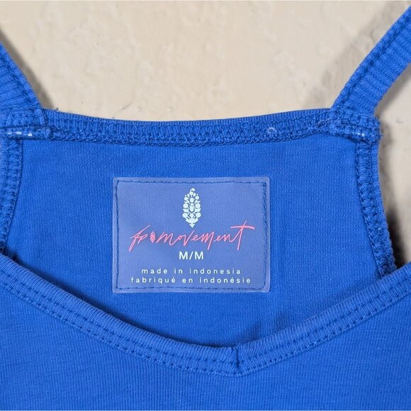 Free People Movement Hot Shot Onesie in Electric Cobalt Blue Size M Athleisure - Picture 7 of 9